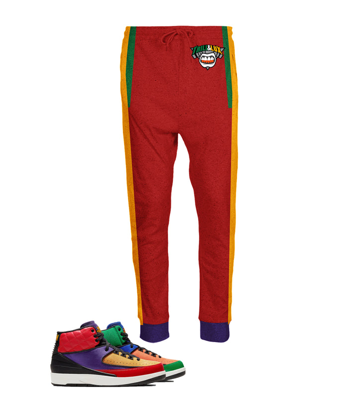 Trill & Lux | Jordan 2 Multi Color  Inspired Jogger and Hoodie Suit | Retro Jordan 2