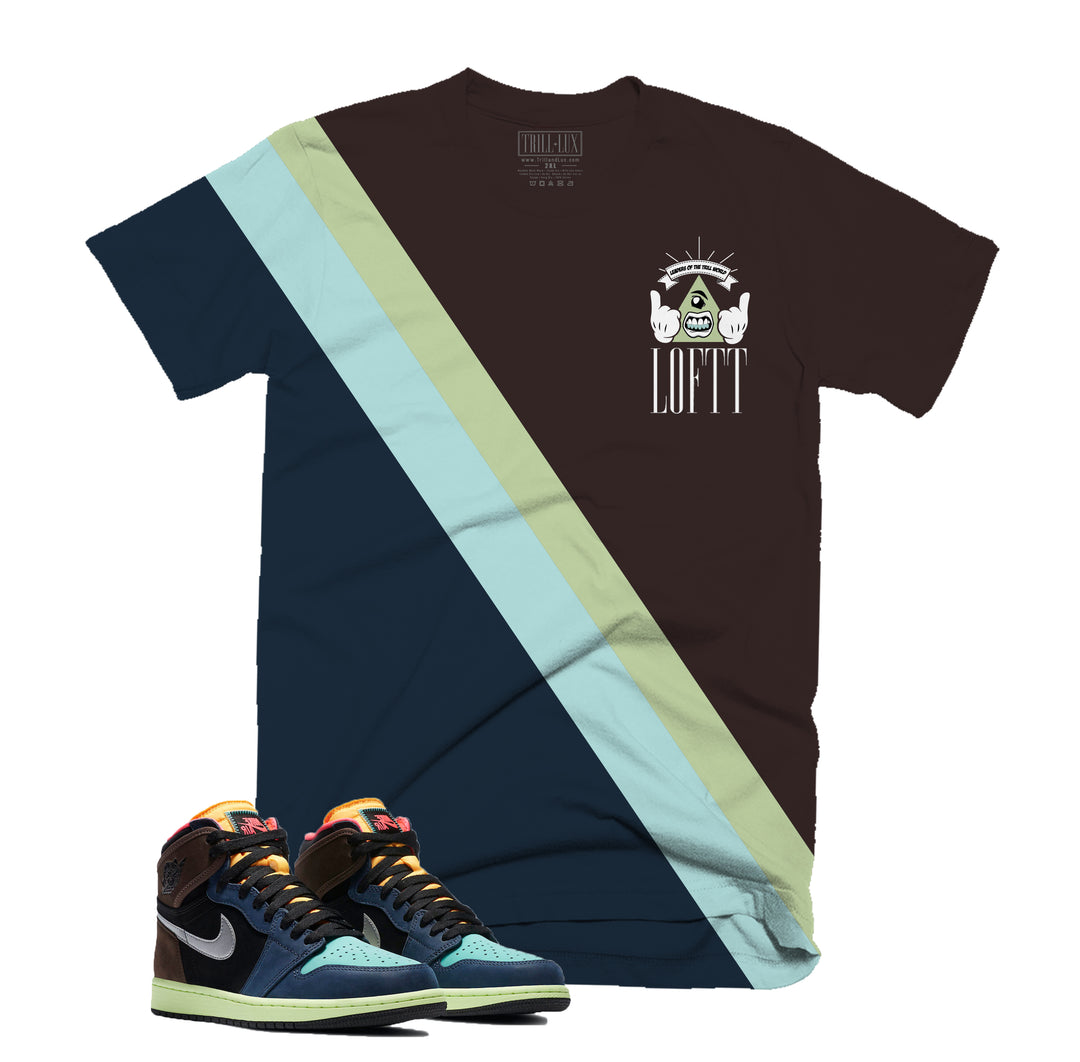 Leaders of The Trill Tee | Retro Air Jordan 1 Bio Hack Colorblock T-shirt