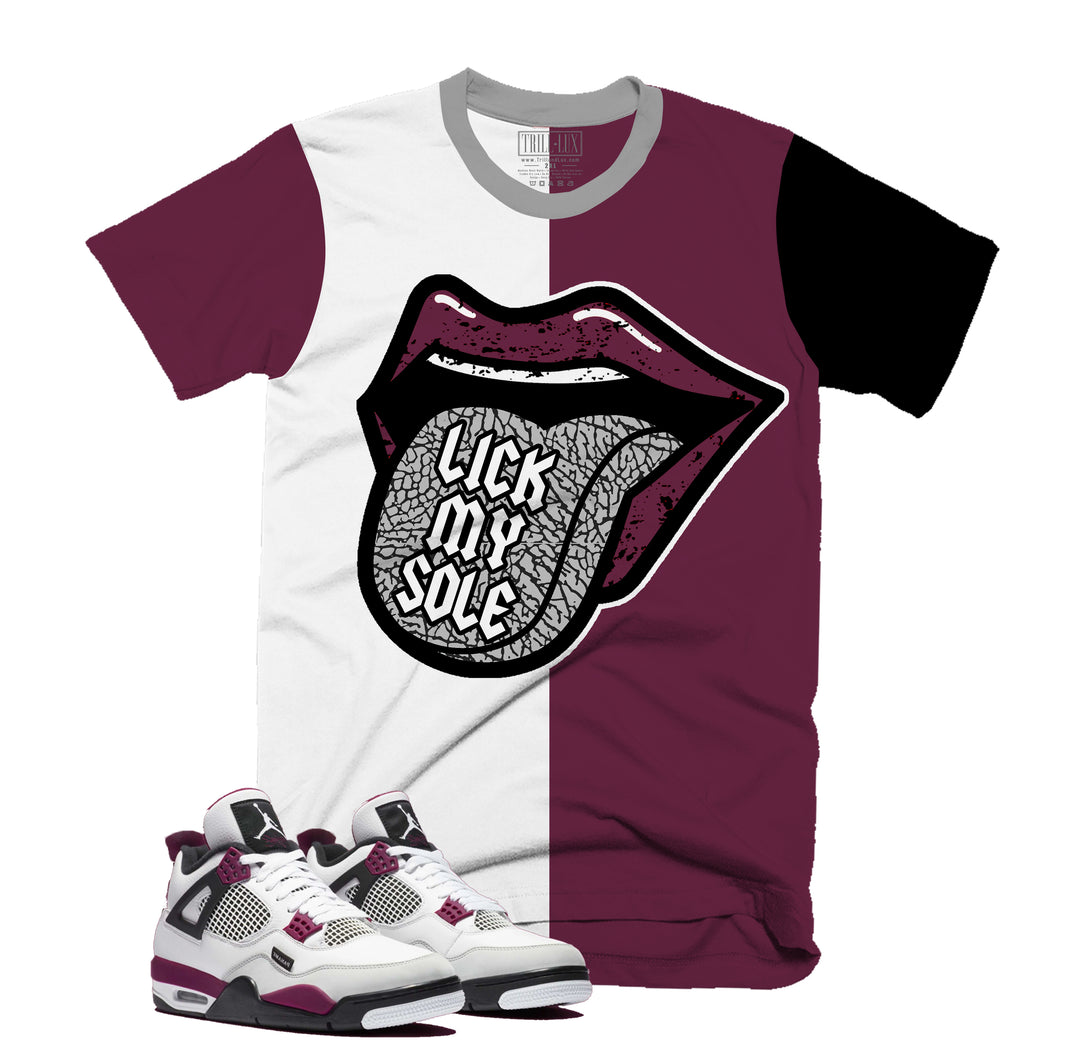 Lick My Sole Tee | Retro Air Jordan 4 PSG T-shirt |