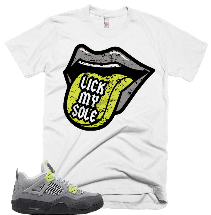 Lick My Sole Tee | Retro Jordan 4 Volt |  95 Neon | Air Max 95 | T-shirt