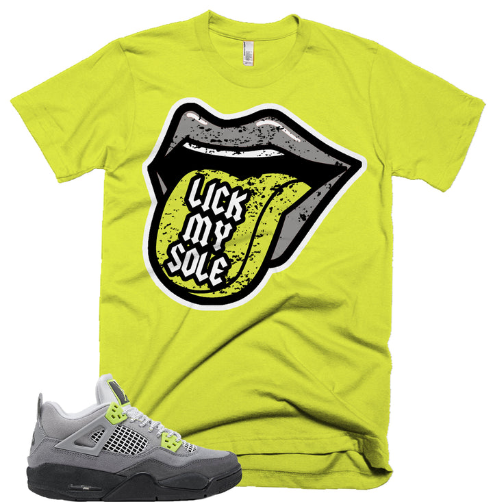 Lick My Sole Tee | Retro Jordan 4 Volt |  95 Neon | Air Max 95 | T-shirt