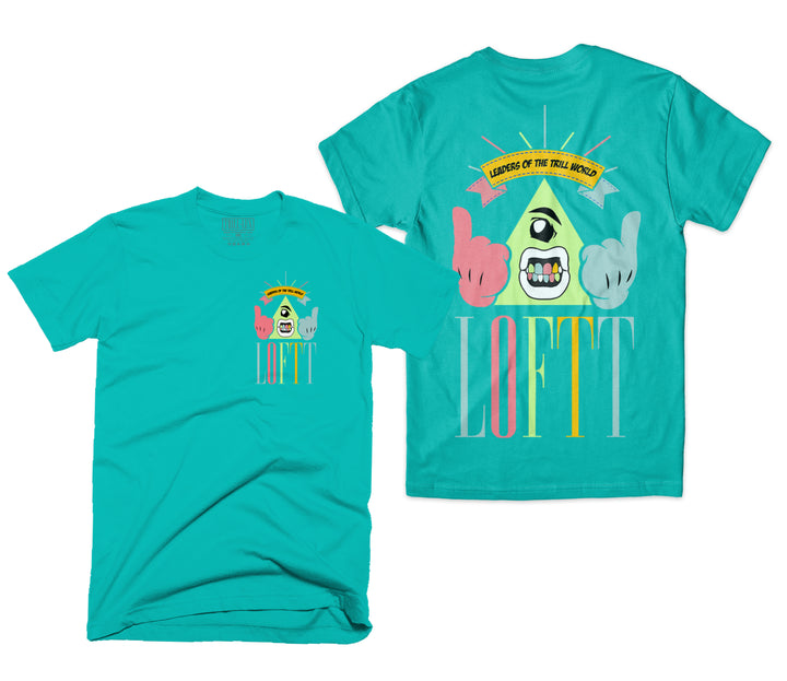 LOFTT Tee | Trill & Lux Leaders of The Trill Tee TEAL