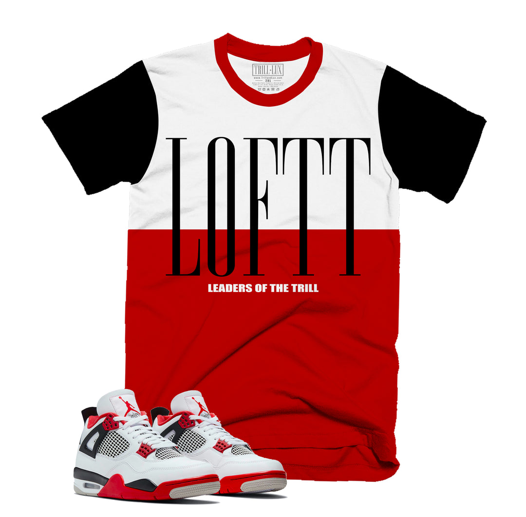LOFTT Tee | Retro Air Jordan 4 Fire Red T-shirt |