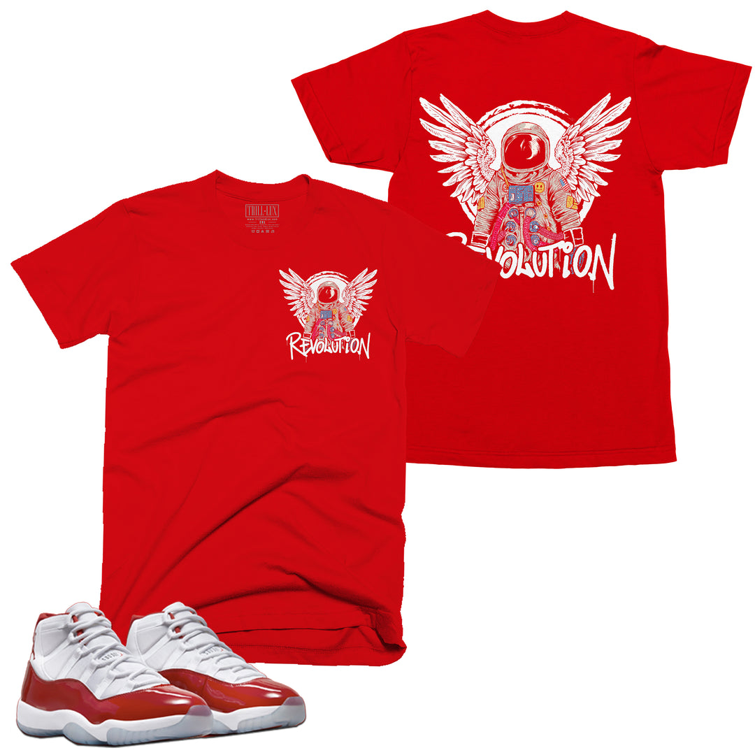 Resolution Tee | Retro Air Jordan 11 Cherry Red T-shirt