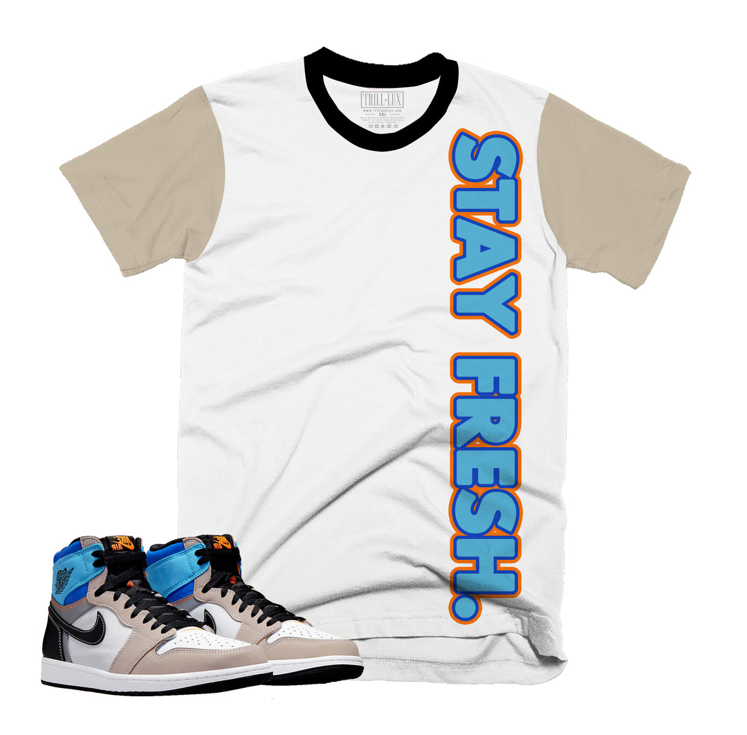 Stay Fresh Tee | Retro Air Jordan 1 Prototype Colorblock T-shirt