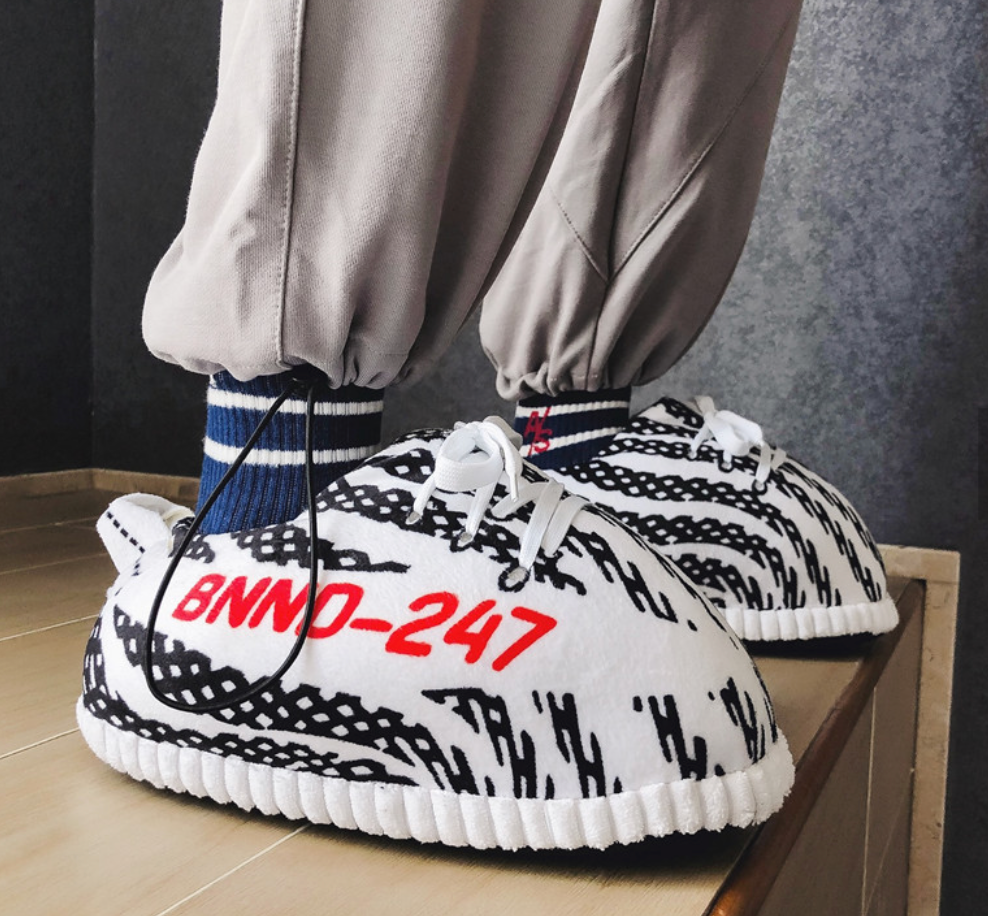 sneaker slippers yeezy