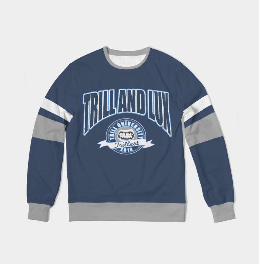 Trill University Sweatshirt | Air Jordan 3 Midnight Navy Inspired Sweater