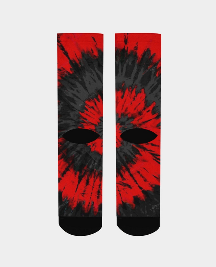 Tye Dye Print | Air jordan 9 Chile Red Inspired Socks