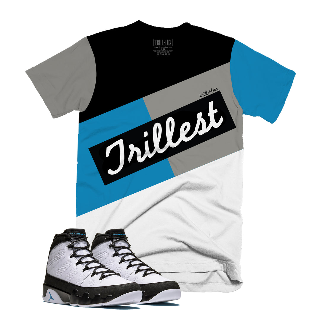 Trillest Tee | Retro Air Jordan 9 University Blue T-shirt |