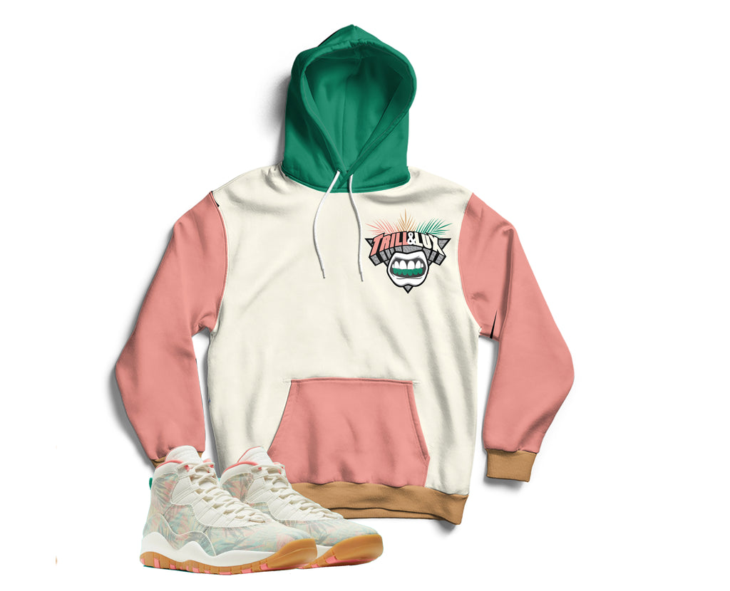 Trill and Lux Retro Jordan 10 Superbowl Inspired Hoodie Super bowl Trill Lux