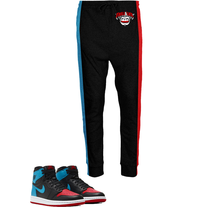 Trill & Lux | Jordan 1 NC TO CHI  Inspired Jogger and Hoodie Suit | Retro Jordan 1