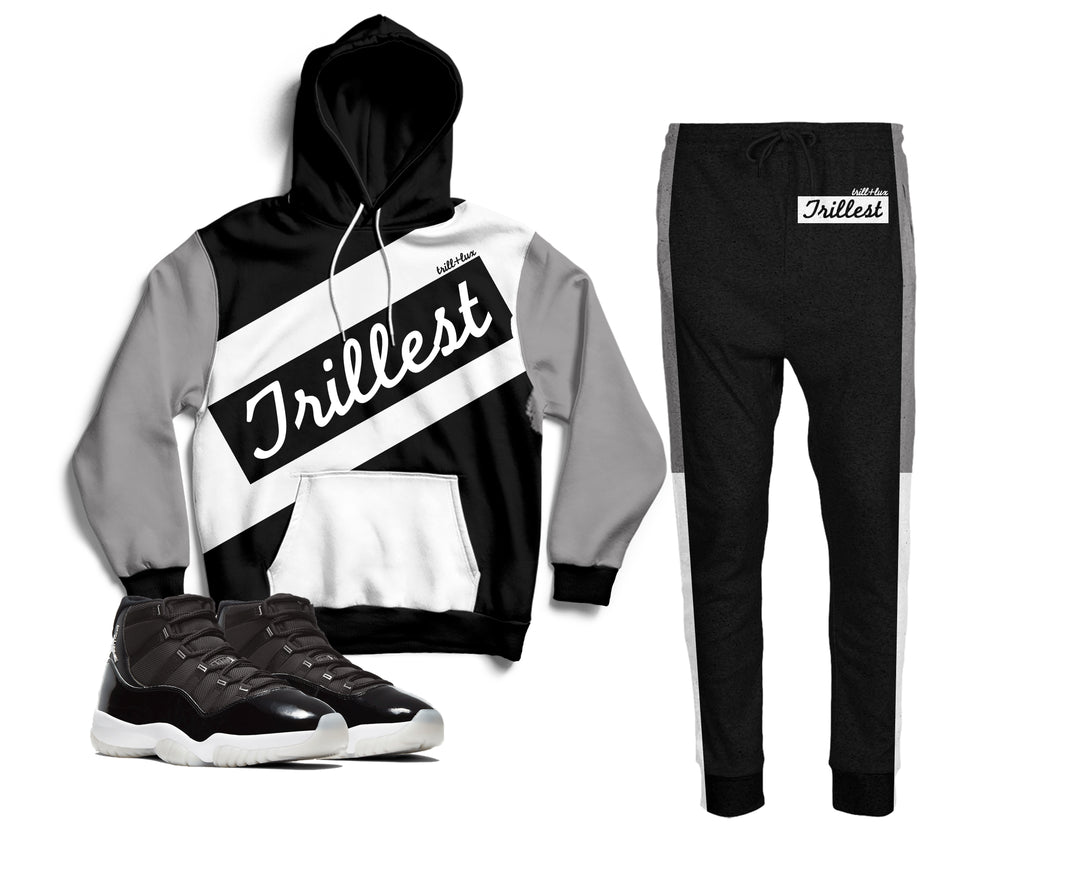 Trillest | Air Jordan 11 Jubilee Inspired Jogger and Hoodie Suit |