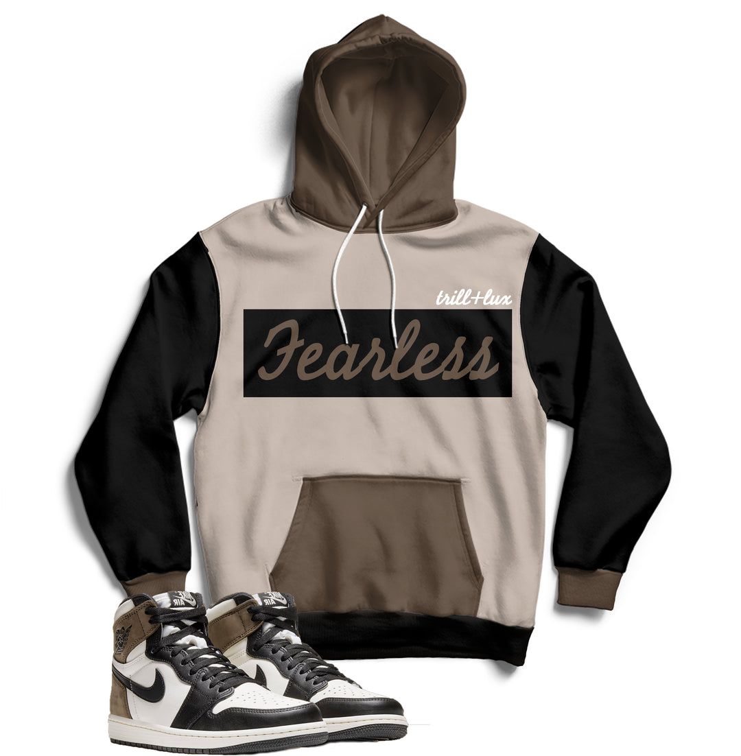 Fearless | Jordan 1 Black Mocha Inspired Hoodie |