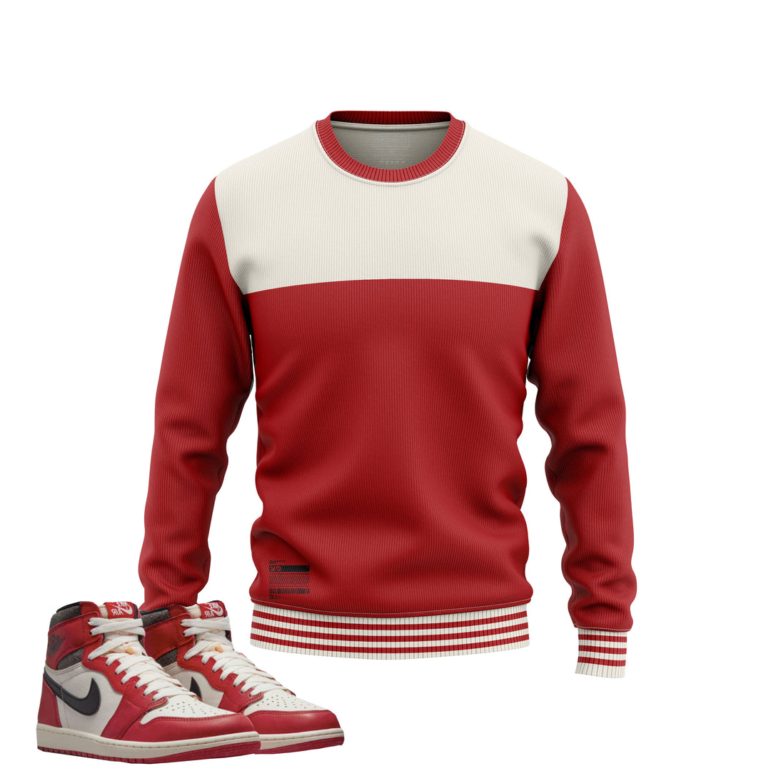 Sweatshirt | Air Jordan 1 Chicago Lost and Found Inspired Sweater