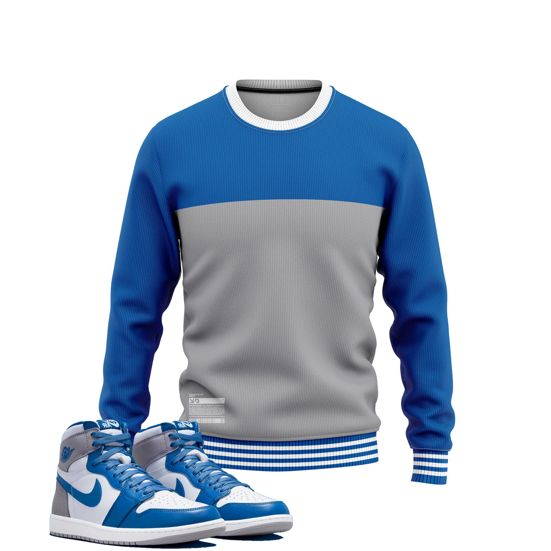 Sweatshirt | Air Jordan 1 True Blue Inspired Sweater