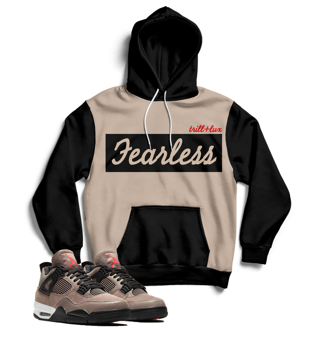 Fearless | Air Jordan 4 Taupe Haze Inspired Hoodie |