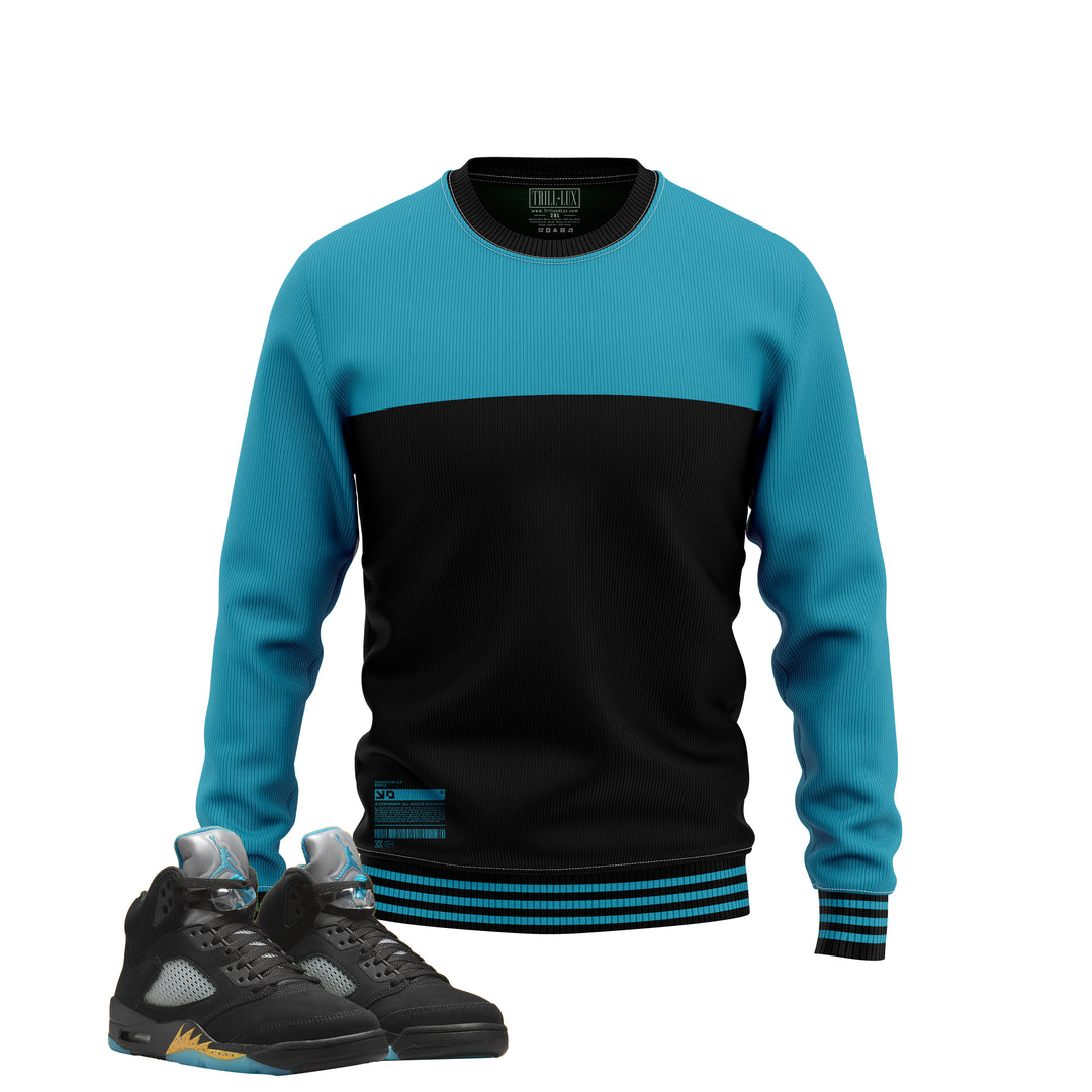 Sweatshirt | Air Jordan 5 Aqua Inspired Sweater