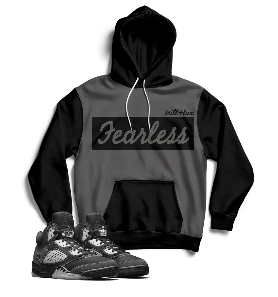 Fearless | Air Jordan 5 Anthracite Inspired Hoodie |