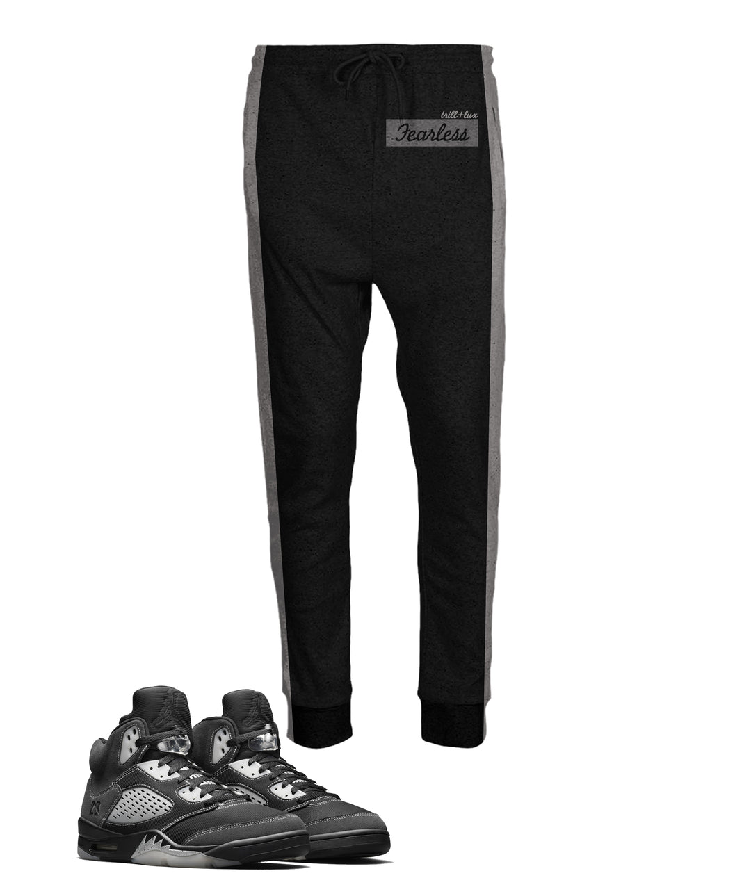 Fearless | Air Jordan 5 Anthracite Inspired Jogger | Pants