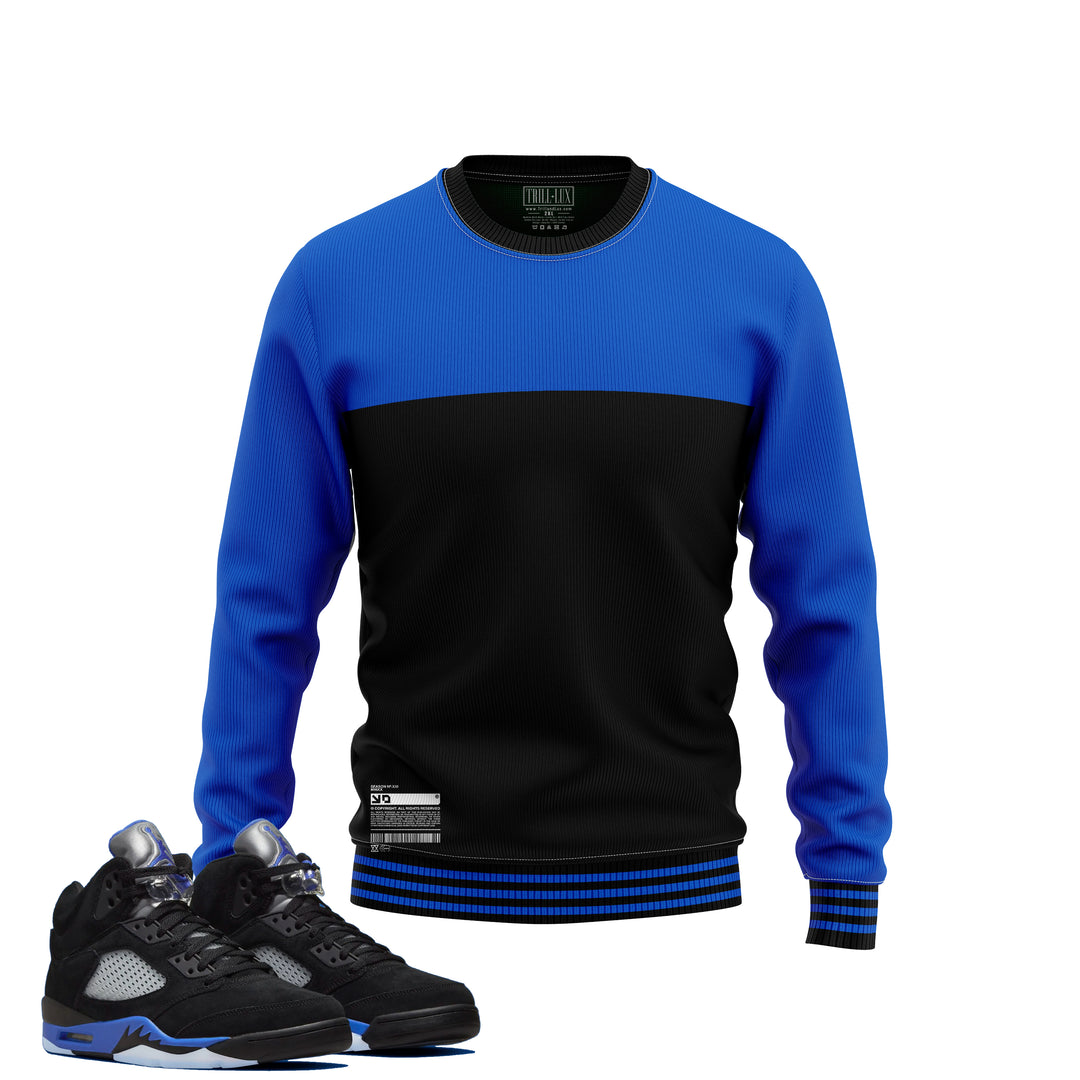 Sweatshirt | Air Jordan 5 Racer Blue Inspired Sweater