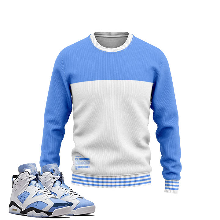 Sweatshirt | Air Jordan 6 UNC Inspired Sweater