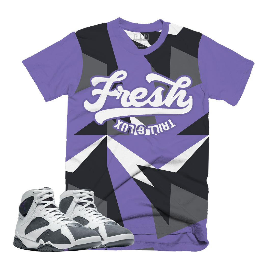 FRESH Tee | Retro Air Jordan 7 FLINT Colorblock T-shirt