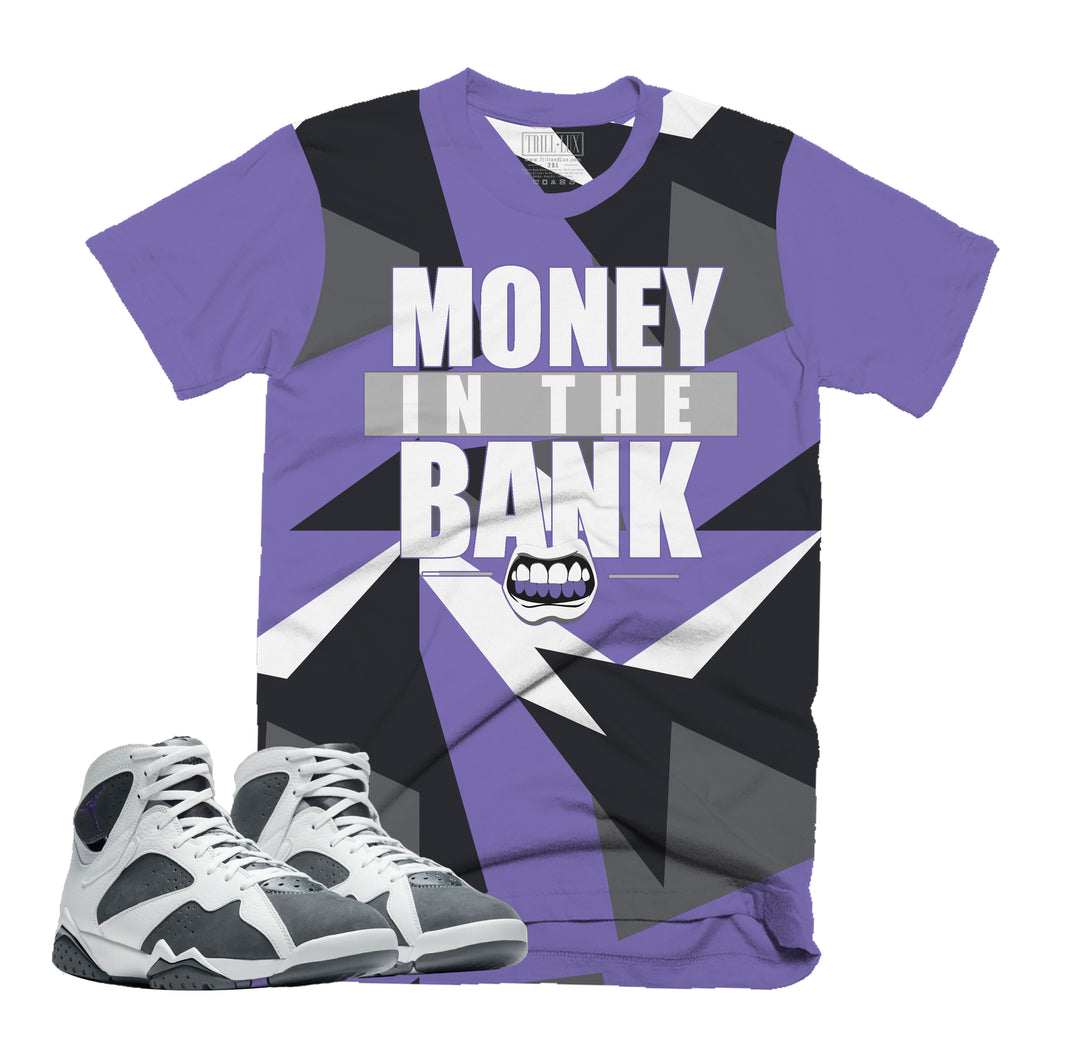 Money In The Bank Tee | Retro Air Jordan 7 FLINT Colorblock T-shirt