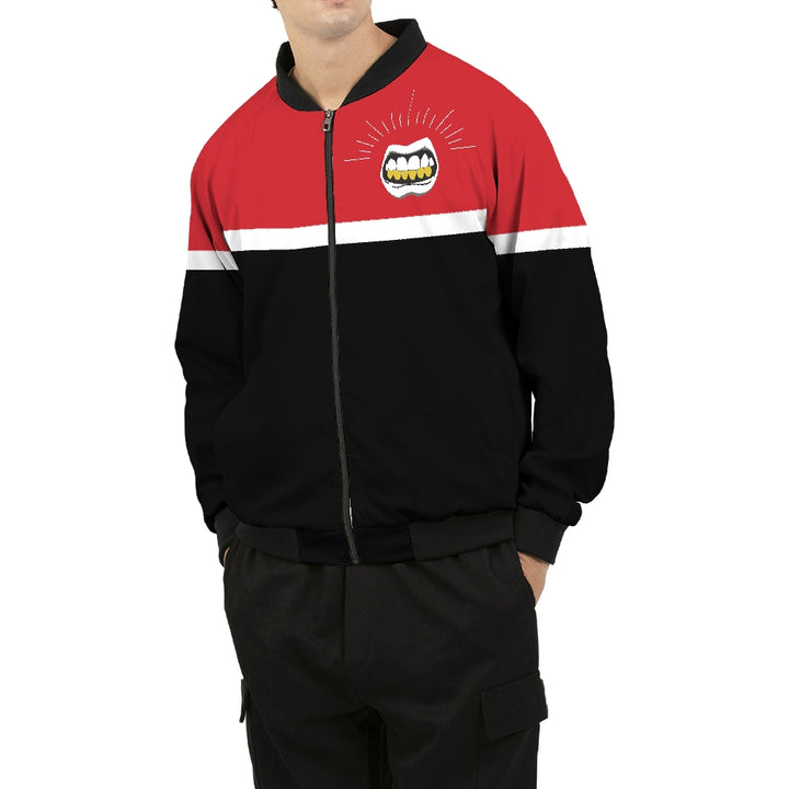 OG Gym Red Bomber Jacket| Retro Jordan 1 Colorblock Bomber | Jacket
