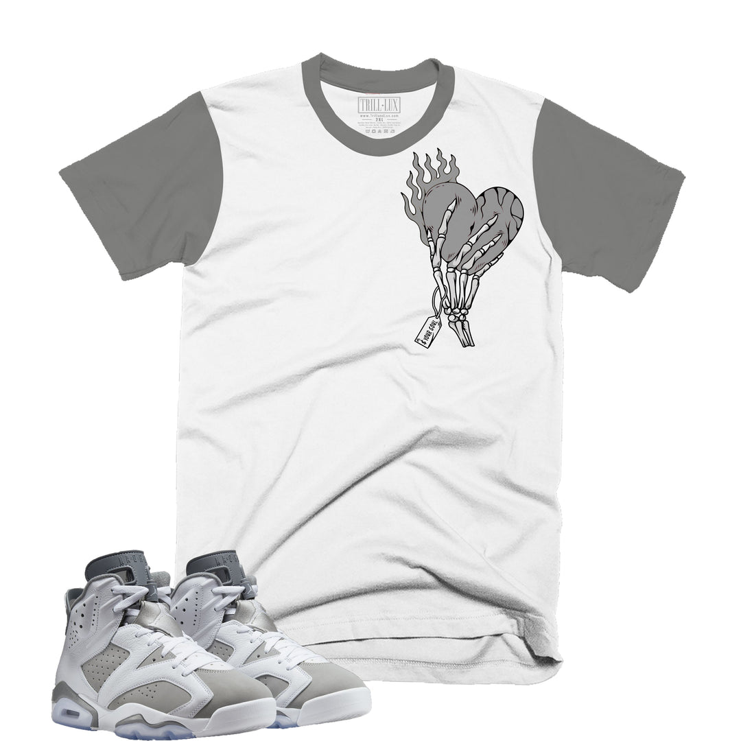 Cost Your Soul | Retro Air Jordan 6 Cool Grey Navy Colorblock T-shirt