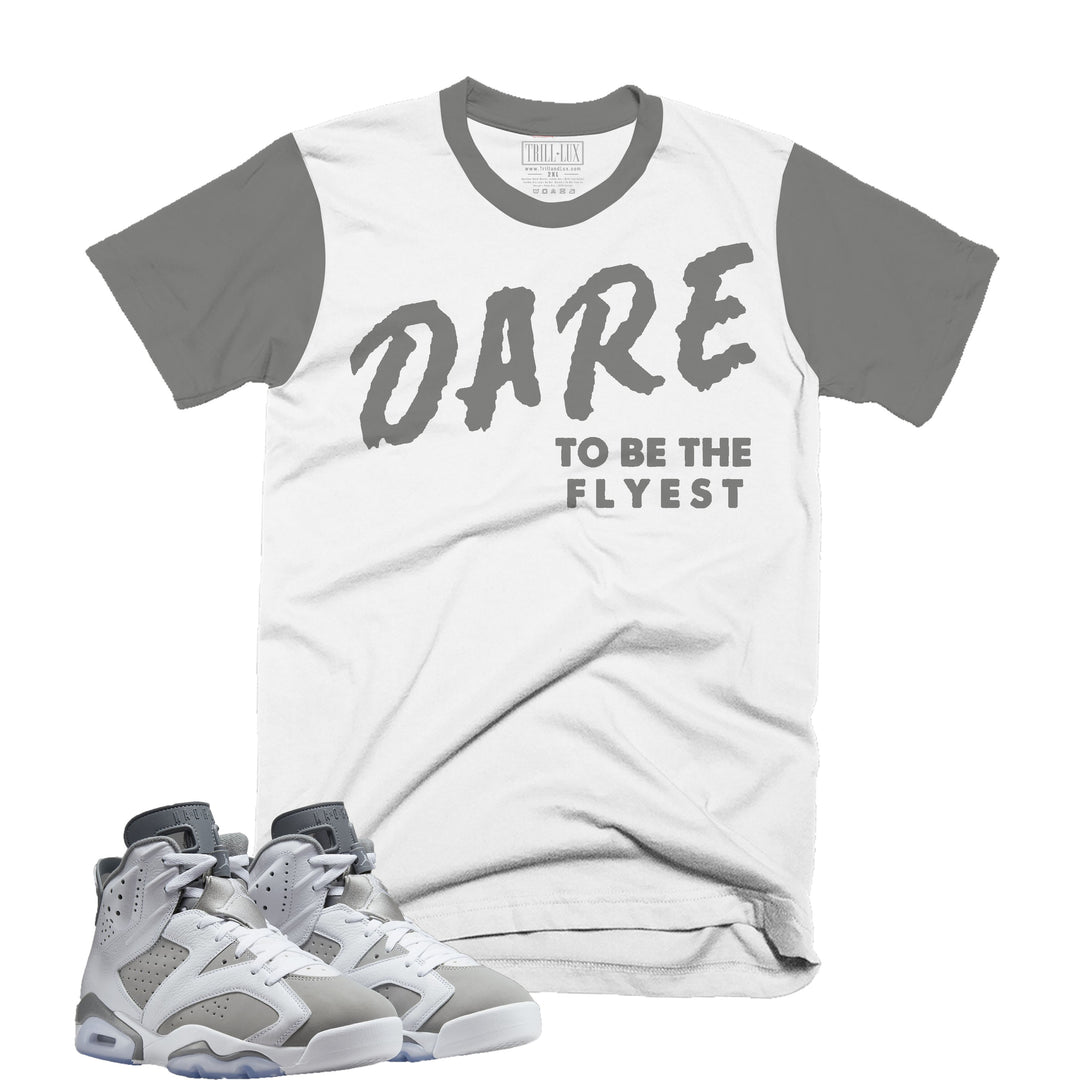 Dare | Retro Air Jordan 6 Cool Grey Navy Colorblock T-shirt