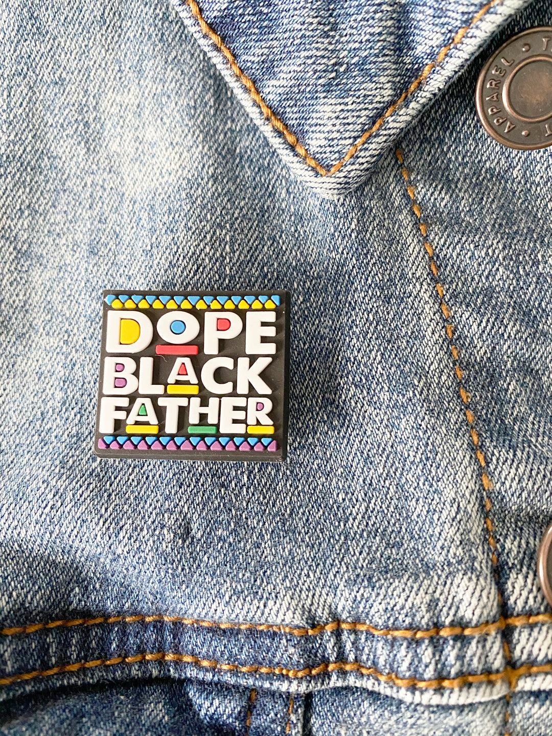 Dope Black Father Lapel