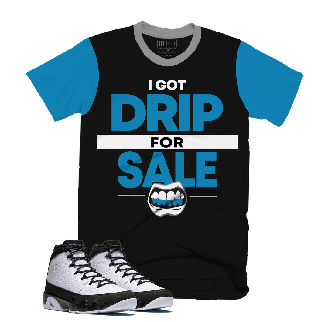 Drip for Sale Tee | Retro Air Jordan 9 University Blue T-shirt |