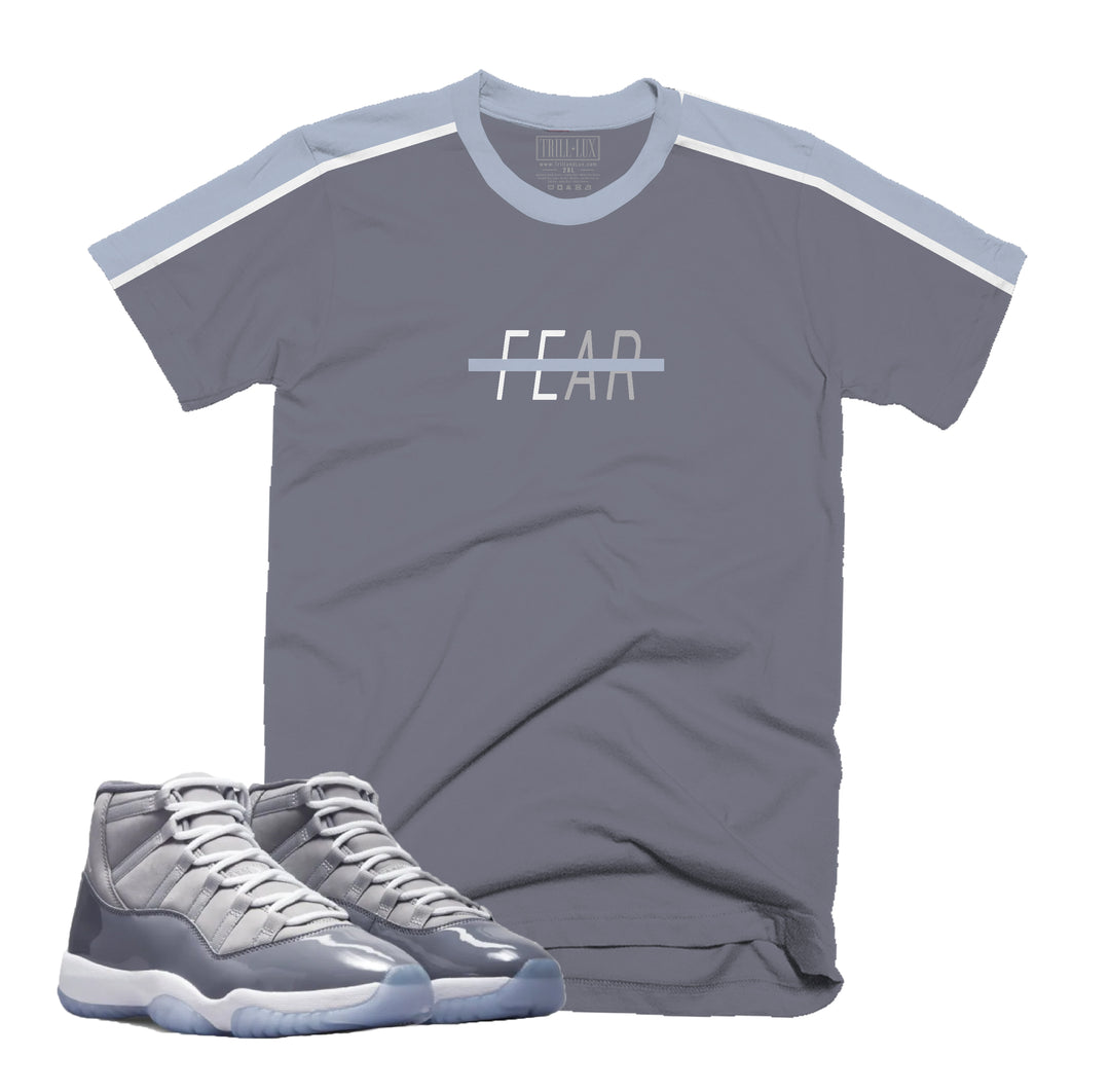 Fear Less Tee | Retro Air Jordan 11 Cool Grey T-shirt