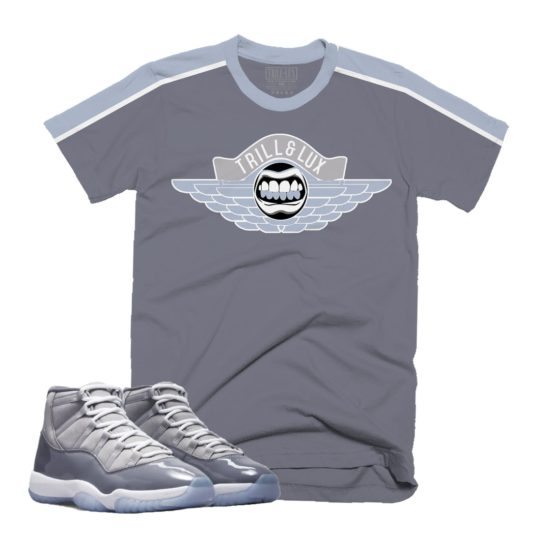 Flight Tee | Retro Air Jordan 11 Cool Grey T-shirt