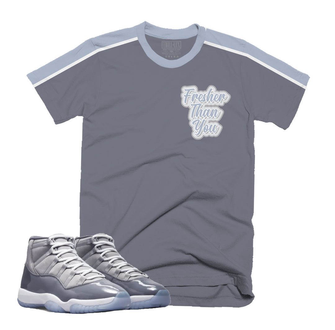 Fresher Tee | Retro Air Jordan 11 Cool Grey T-shirt