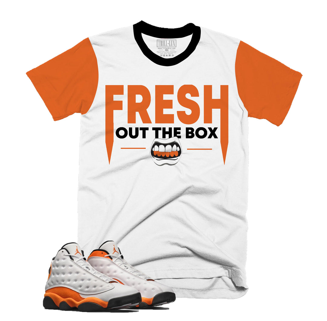 Fresh Out The Box Tee | Retro Air Jordan 13 Starfish T-shirt |