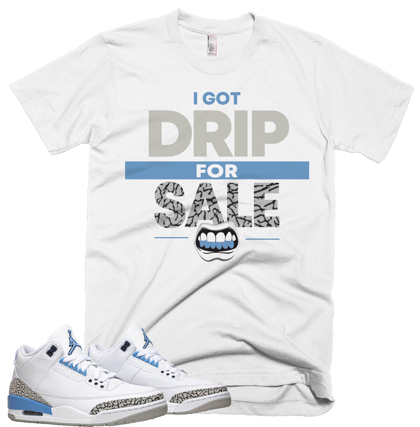 jordan 3 unc t shirt