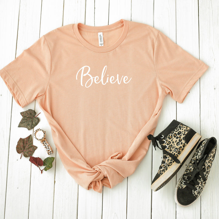 Unisex Believe Tee | Tshirt | Statement t-shirt | Humor T shirt Trends | Funny Tee | Fun |