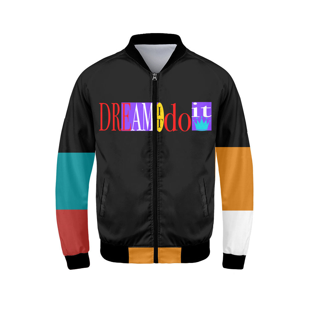 Dream It Do It| Retro Jordan 9 Colorblock Bomber | Jacket |
