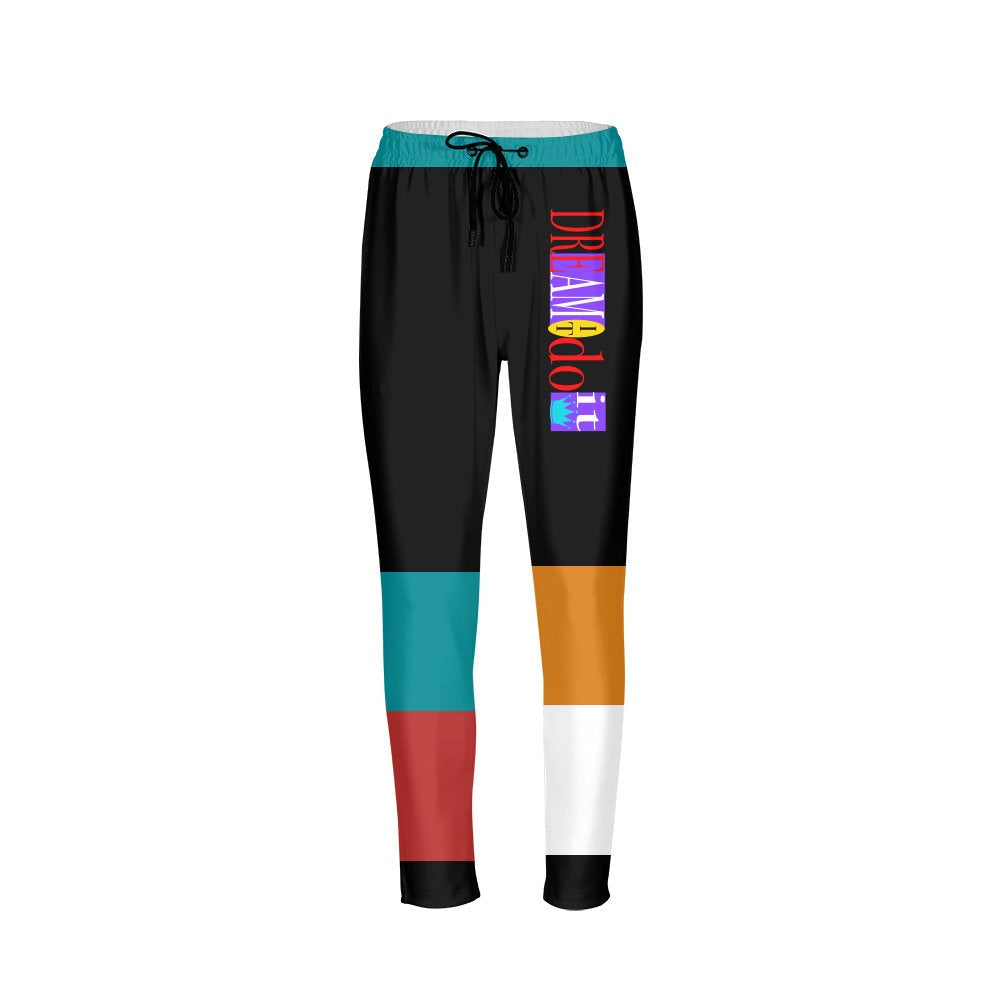 Joggers | Dream It Do It| Retro Jordan 9 Colorblock | jogging pants |