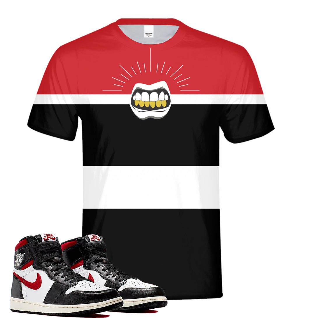 Kids | OG Gym Red Tee | Retro Jordan 1 Colorblock T-shirt | Designed to Match Air Jordan I Sneakers | tee | Shirt