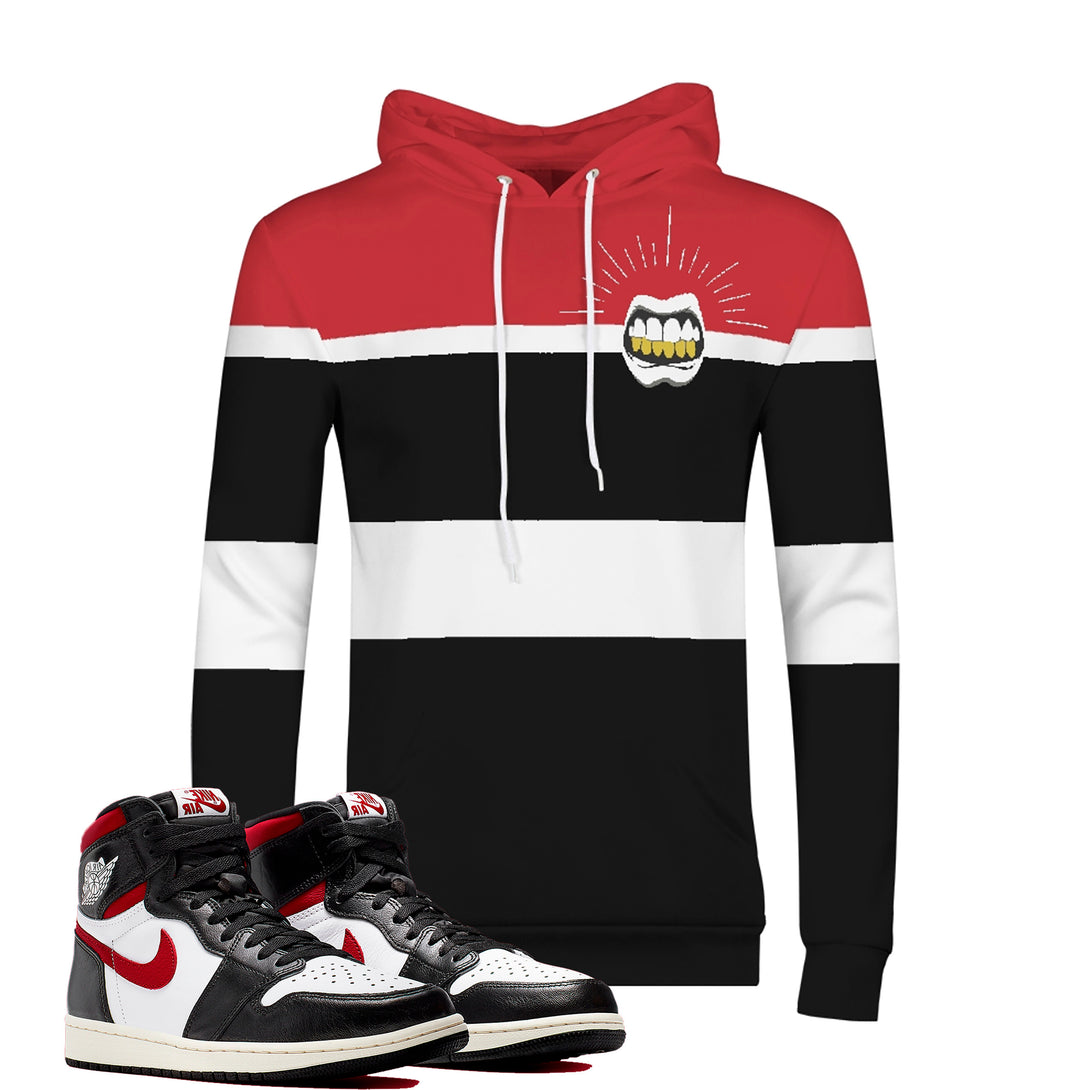 OG Gym Red Hoodie | Colorblock Hoodie | Pullover | Designed to Match Air Jordan 1 Sneakers