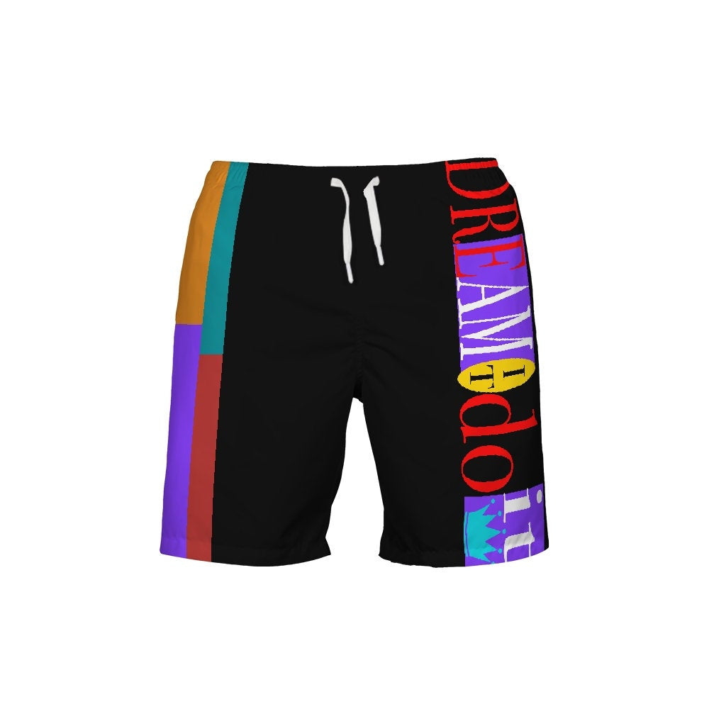 CLEARANCE - Dream It Do It  | Retro Jordan 9 Colorblock Swim Trunks | Swim fashion | Designed to Match Air Jordan XI Sneakers Active