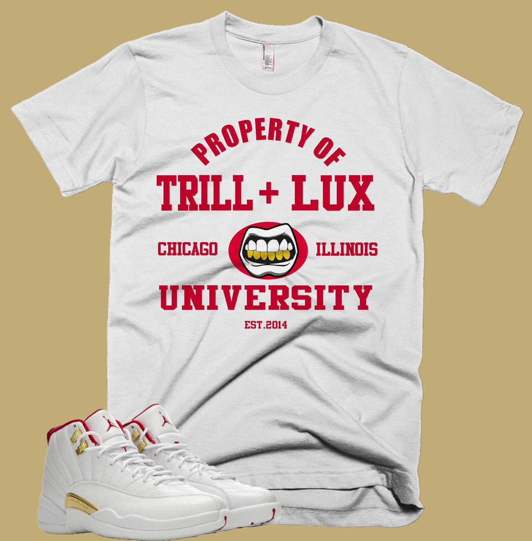 Trill University Tee | Retro Jordan 12 Fiba T-shirt |
