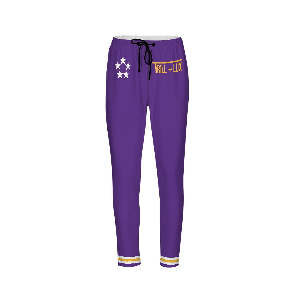 Trill Court Purple Joggers | Jordan 13 Colorblock | jogging pants | Designed to Match Air Jordan 13 Sneaker flight XIII