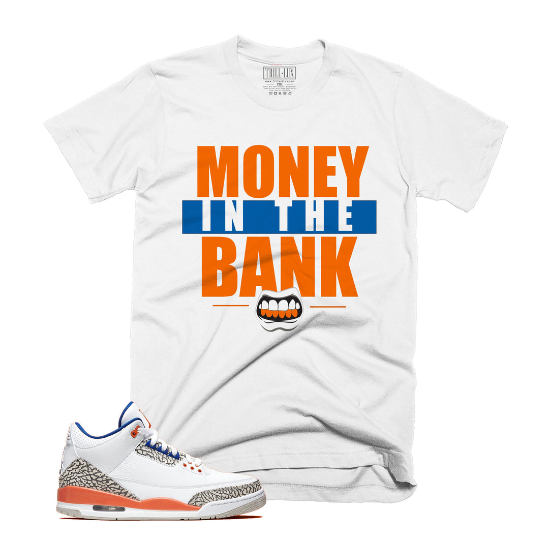 Trill Money In The Back Tee | Retro Jordan 3 Colorblock T-shirt