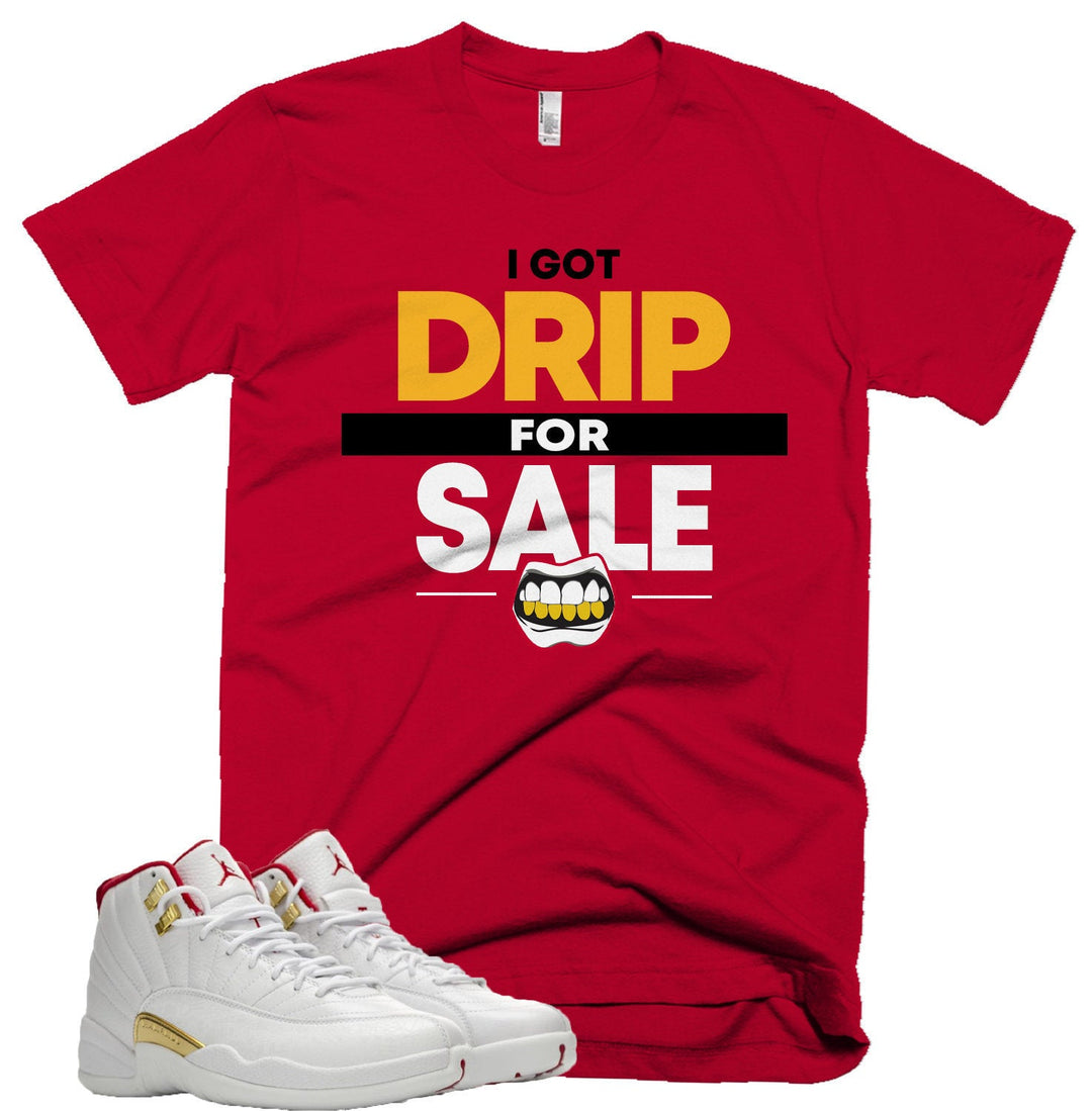 Drip For Sale Tee | Retro Jordan 12 Fiba