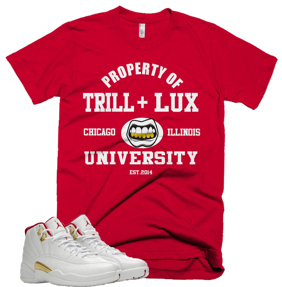 Trill University Tee | Retro Jordan 12 Fiba T-shirt |