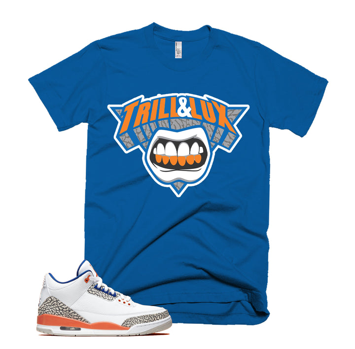 Trill Knicks Tee | Retro Jordan 3 Colorblock T-shirt |