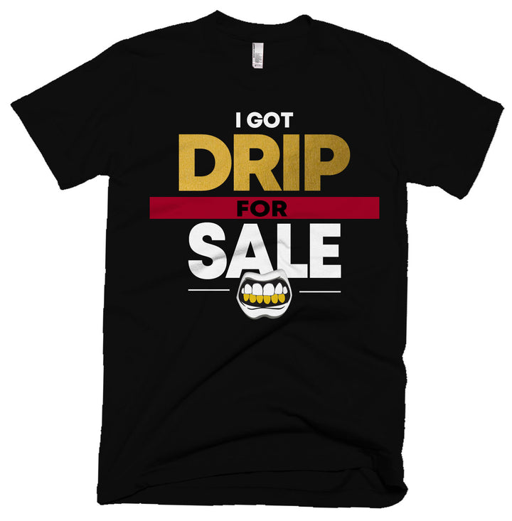 I Got Drip For Sale Tee | Retro Jordan 12 Reverse Taxi Colorblock T-shirt